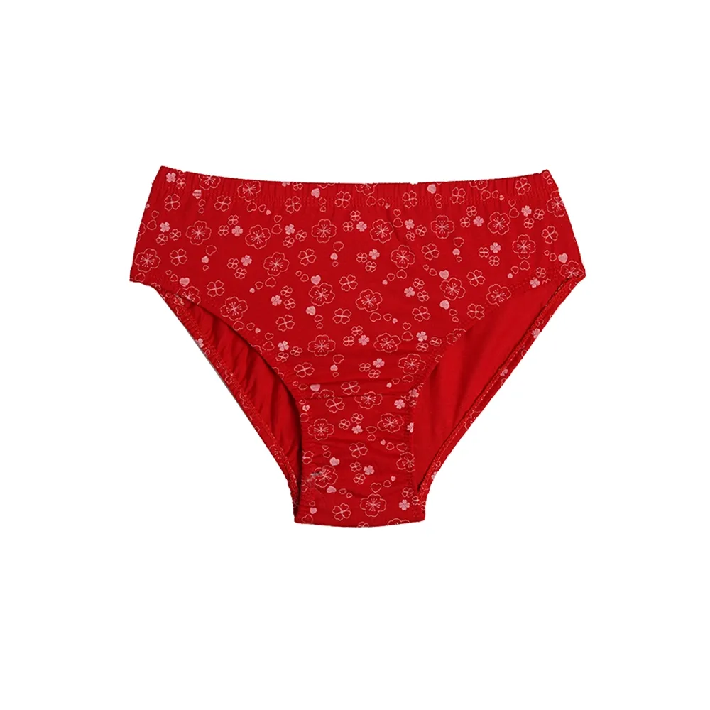 شورت اسلیپ زنانه طرح گلبرگ و قلب لیفه ای برند شارمین سایز فری نخ پنبه