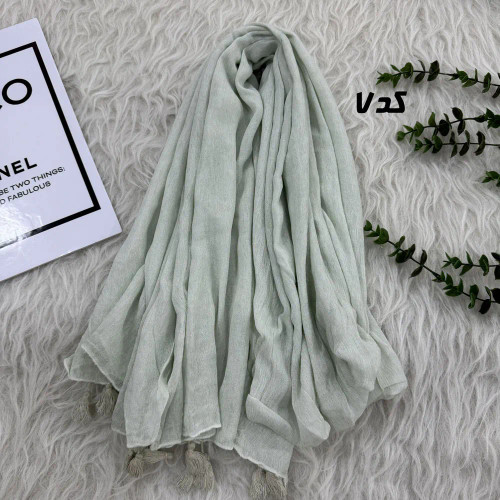 شال کنفی سنگشور قواره بزرگ 185 در 85 سانتیمتر بدون پرز و سر خوردن