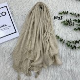 شال کنفی سنگشور قواره بزرگ 185 در 85 سانتیمتر بدون پرز و سر خوردن