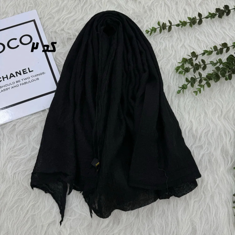 شال سوپرنخ کنفی قواره بزرگ 200 در 105 سانتیمتر بدون پرز و سر خوردن