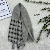 شال سوپر نخ طرح دار قواره بزرگ ابعاد 186 در 71 سانتی متر