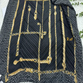 شال پلیسه زنجیری کد کد 1917