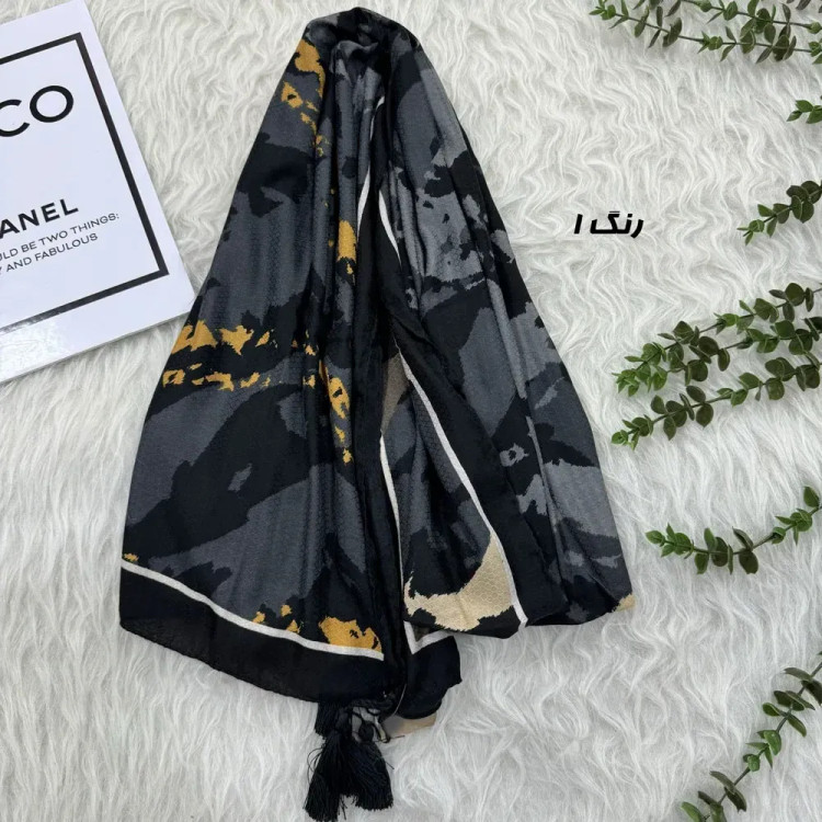 شال طرحدار نخی کد 1899