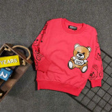 بلوز دخترانه طرح تدی جنس دورو پنبه سوپر کد 9071